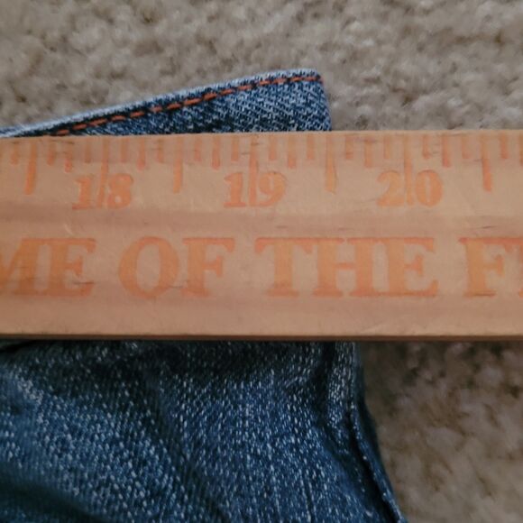 Vtg Phat Farm Jeans Mens 38x33 (32L) Blue Baggy Hop Hop Skater Logo Patches Y2K - Picture 15 of 16